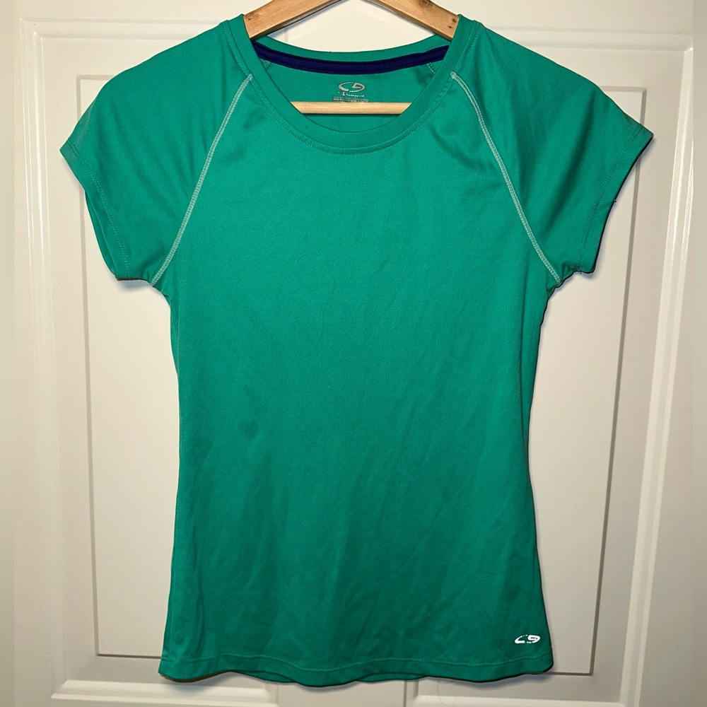 Champion Women's Teal Short Sleeve Performance Tee